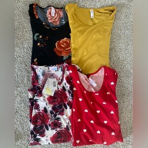 Accepting Offers- Bundle 4 LuLaRoe XXS Tops